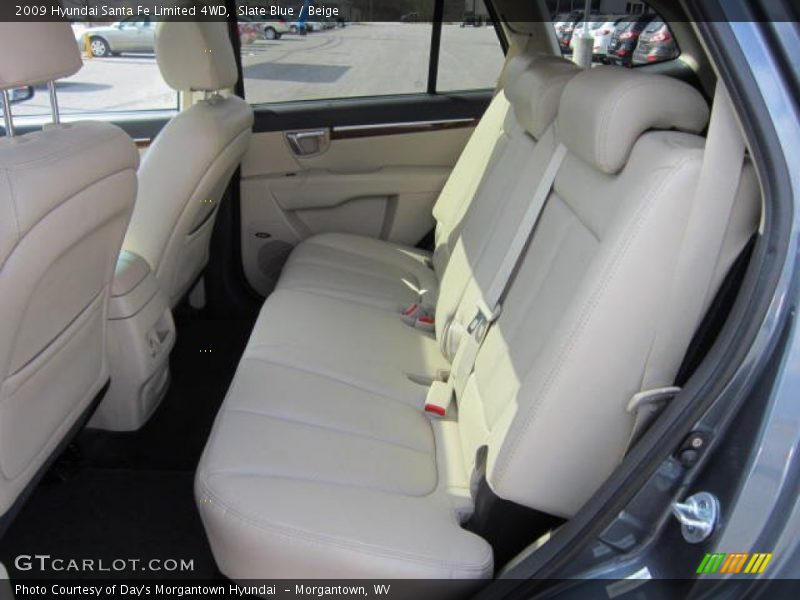 Slate Blue / Beige 2009 Hyundai Santa Fe Limited 4WD