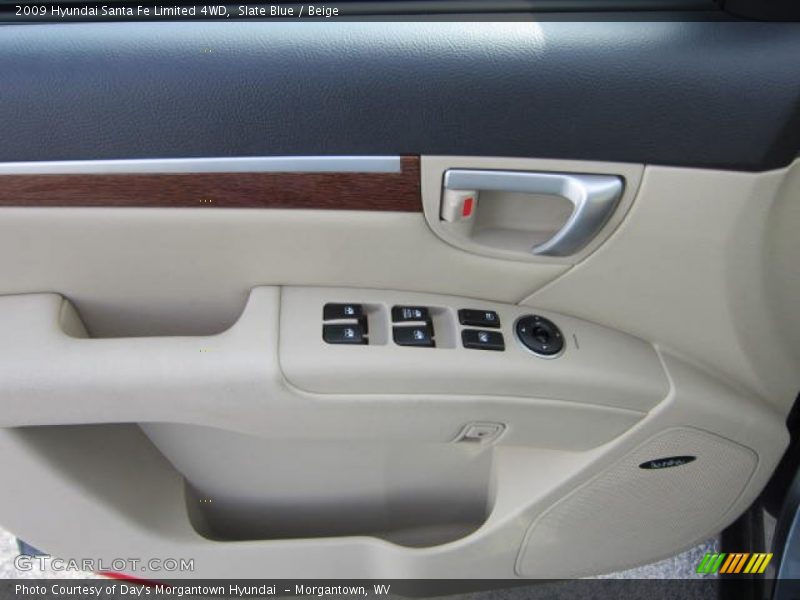 Slate Blue / Beige 2009 Hyundai Santa Fe Limited 4WD