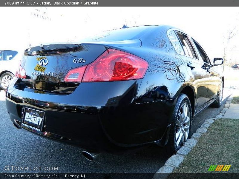Black Obsidian / Graphite 2009 Infiniti G 37 x Sedan