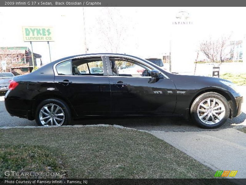 Black Obsidian / Graphite 2009 Infiniti G 37 x Sedan
