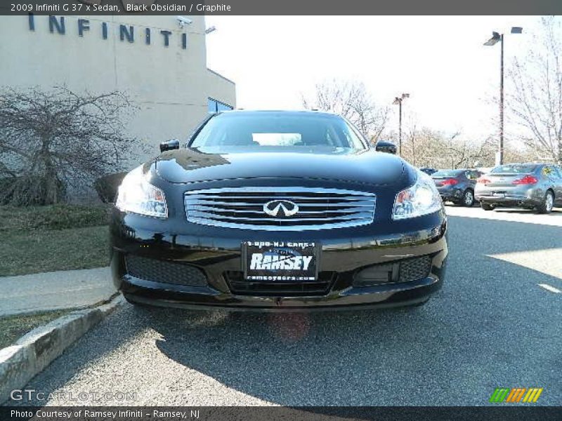 Black Obsidian / Graphite 2009 Infiniti G 37 x Sedan
