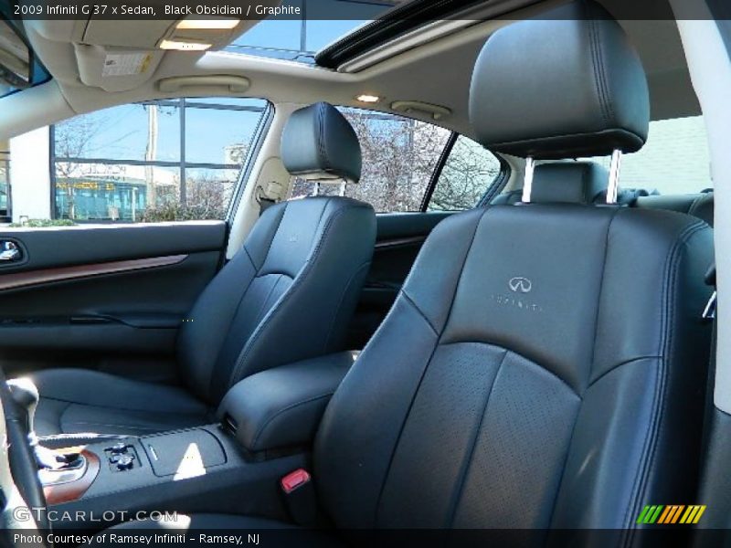 Black Obsidian / Graphite 2009 Infiniti G 37 x Sedan