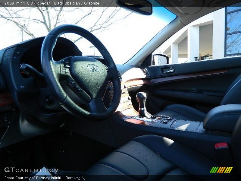 Black Obsidian / Graphite 2009 Infiniti G 37 x Sedan