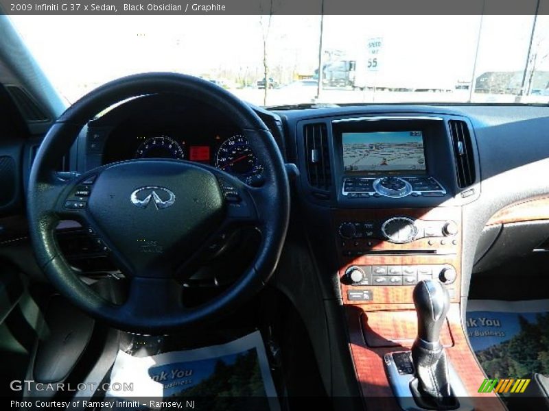 Black Obsidian / Graphite 2009 Infiniti G 37 x Sedan