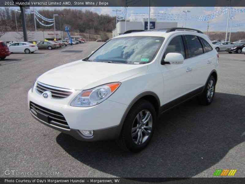 Stone White / Beige 2012 Hyundai Veracruz Limited AWD