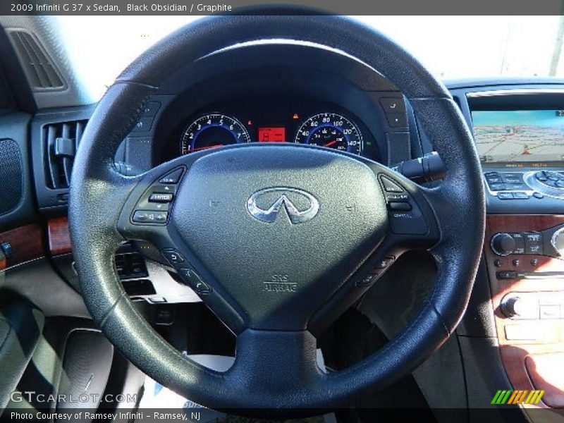 Black Obsidian / Graphite 2009 Infiniti G 37 x Sedan