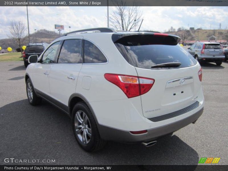 Stone White / Beige 2012 Hyundai Veracruz Limited AWD