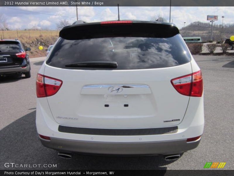 Stone White / Beige 2012 Hyundai Veracruz Limited AWD