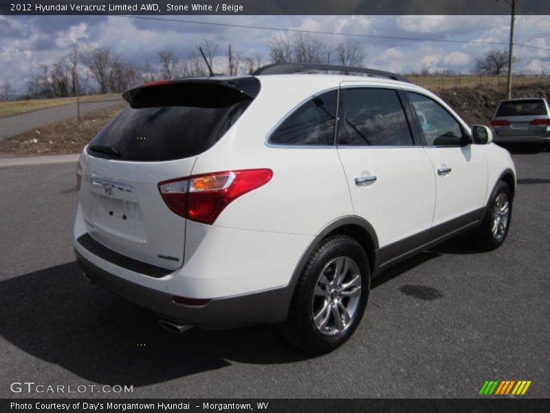 Stone White / Beige 2012 Hyundai Veracruz Limited AWD