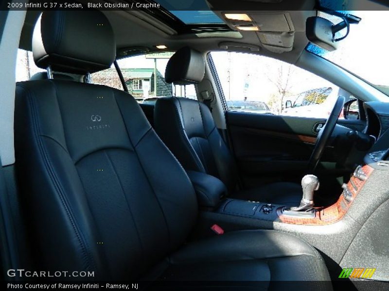 Black Obsidian / Graphite 2009 Infiniti G 37 x Sedan