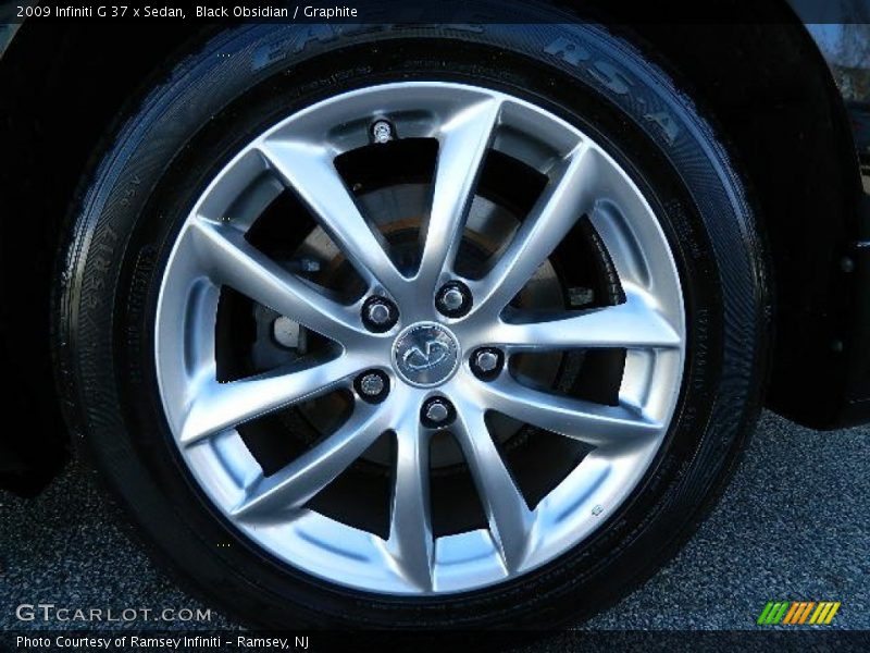 Black Obsidian / Graphite 2009 Infiniti G 37 x Sedan