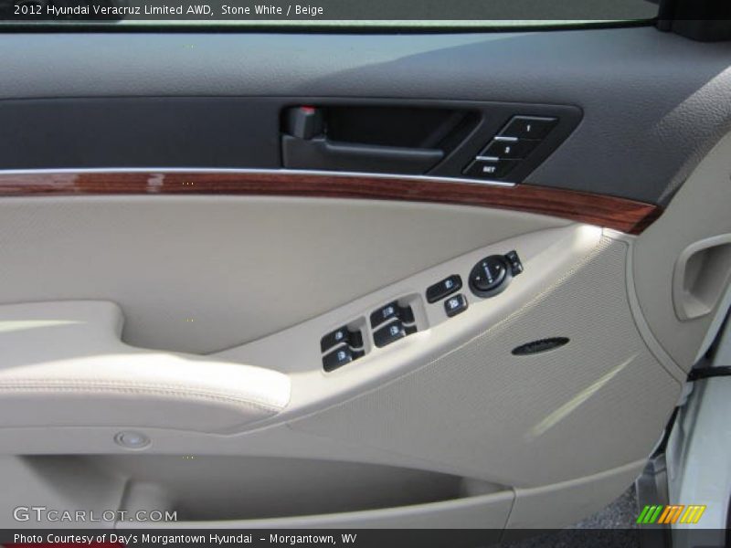 Stone White / Beige 2012 Hyundai Veracruz Limited AWD