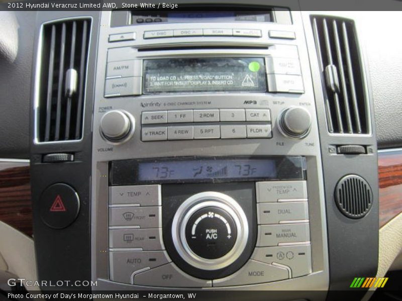 Stone White / Beige 2012 Hyundai Veracruz Limited AWD