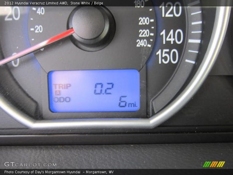 Stone White / Beige 2012 Hyundai Veracruz Limited AWD