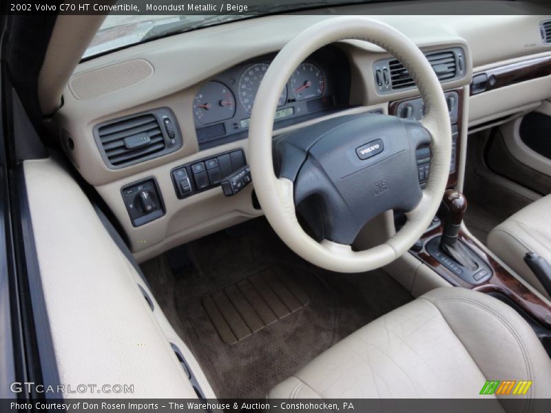  2002 C70 HT Convertible Beige Interior