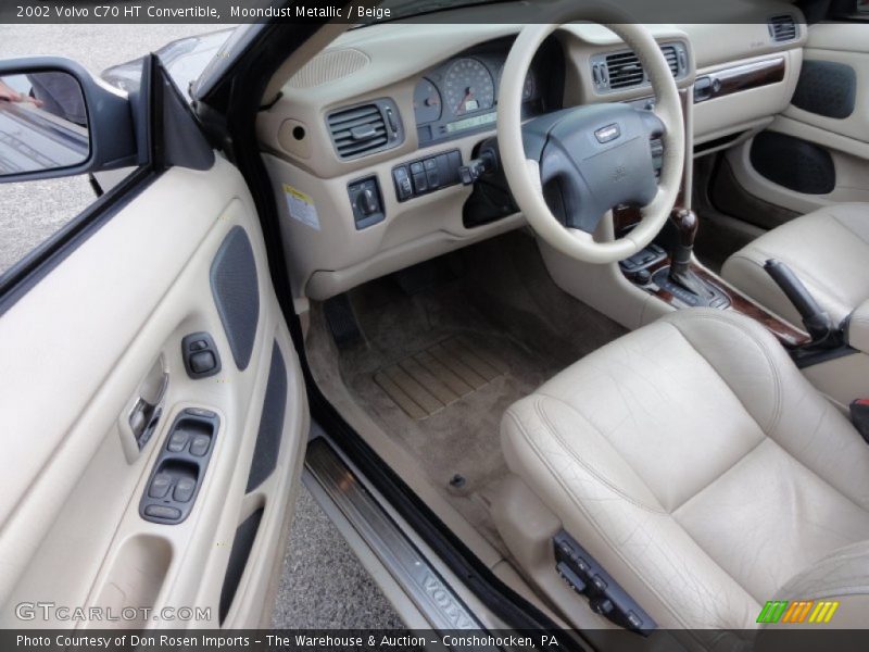  2002 C70 HT Convertible Beige Interior