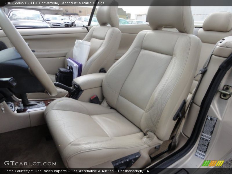Front Seat of 2002 C70 HT Convertible