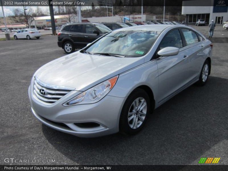 Radiant Silver / Gray 2012 Hyundai Sonata GLS