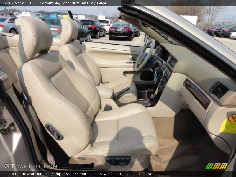 2002 C70 HT Convertible Beige Interior