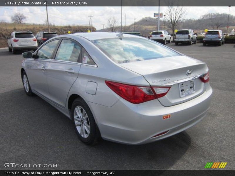 Radiant Silver / Gray 2012 Hyundai Sonata GLS