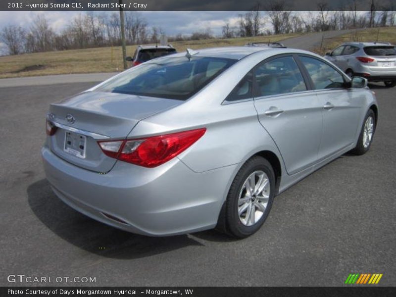 Radiant Silver / Gray 2012 Hyundai Sonata GLS