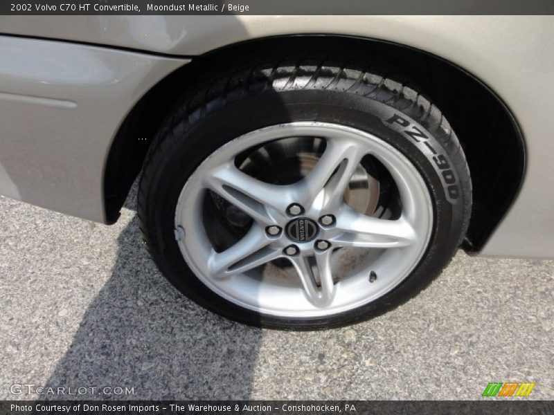 Moondust Metallic / Beige 2002 Volvo C70 HT Convertible