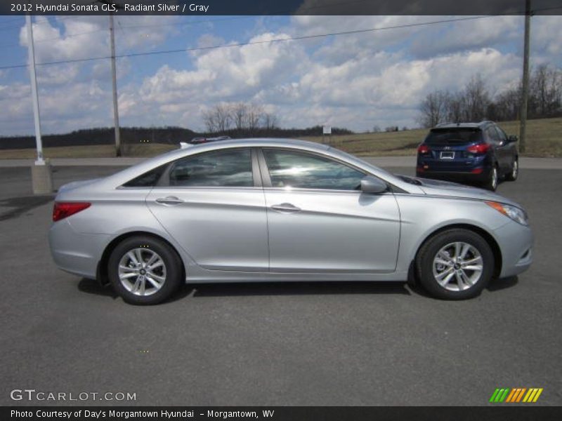 Radiant Silver / Gray 2012 Hyundai Sonata GLS