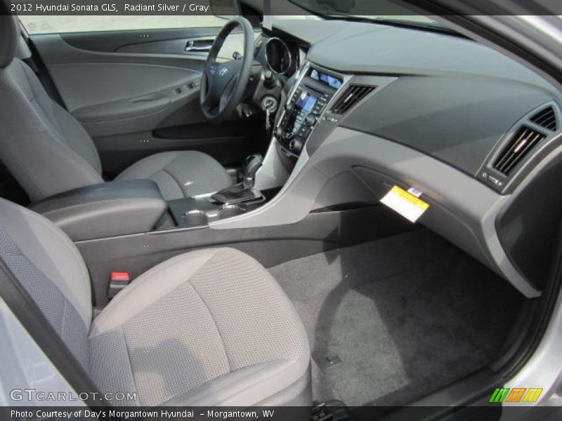 Radiant Silver / Gray 2012 Hyundai Sonata GLS