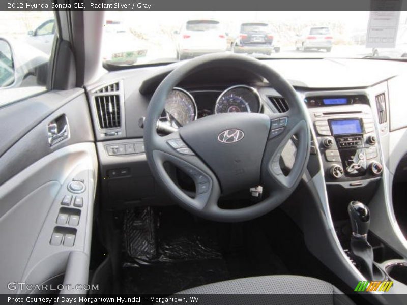 Radiant Silver / Gray 2012 Hyundai Sonata GLS