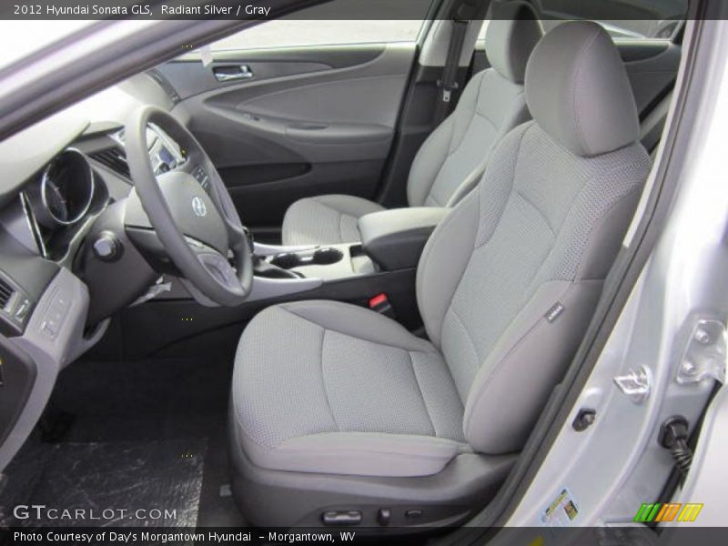 Radiant Silver / Gray 2012 Hyundai Sonata GLS