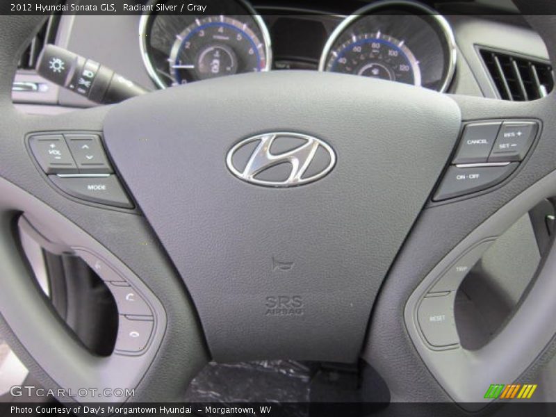 Radiant Silver / Gray 2012 Hyundai Sonata GLS