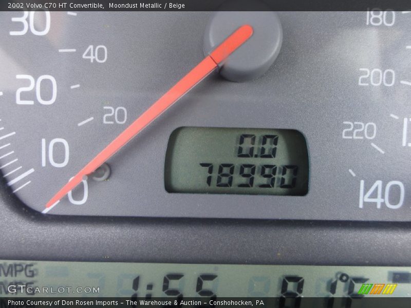 Moondust Metallic / Beige 2002 Volvo C70 HT Convertible
