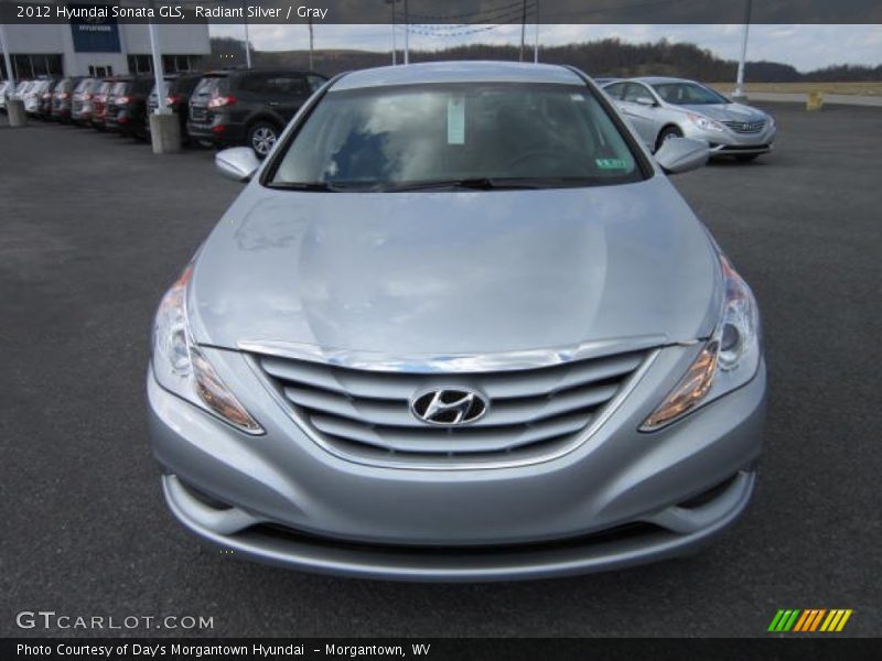 Radiant Silver / Gray 2012 Hyundai Sonata GLS