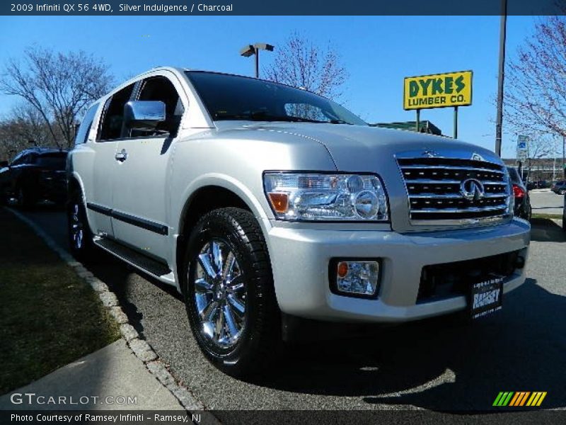 Silver Indulgence / Charcoal 2009 Infiniti QX 56 4WD