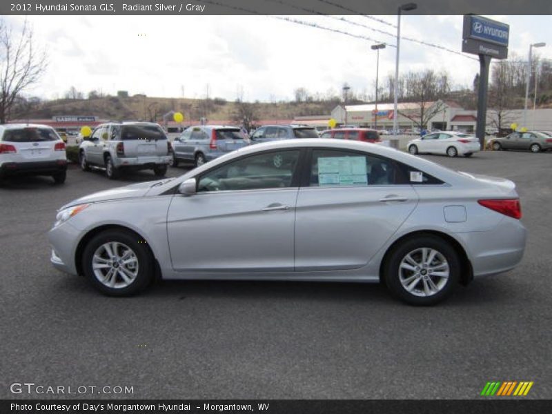 Radiant Silver / Gray 2012 Hyundai Sonata GLS