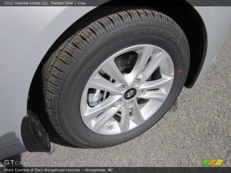 Radiant Silver / Gray 2012 Hyundai Sonata GLS