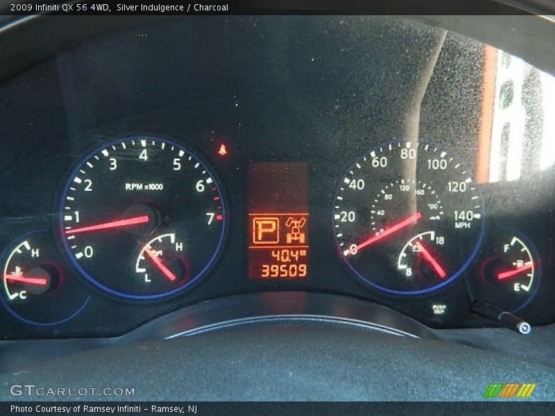 Silver Indulgence / Charcoal 2009 Infiniti QX 56 4WD