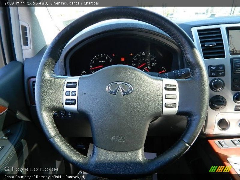 Silver Indulgence / Charcoal 2009 Infiniti QX 56 4WD