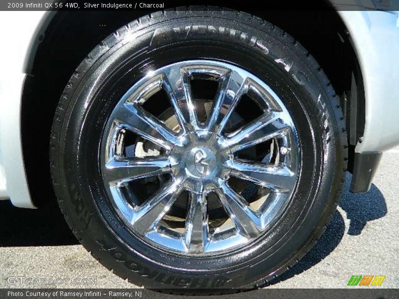 Silver Indulgence / Charcoal 2009 Infiniti QX 56 4WD