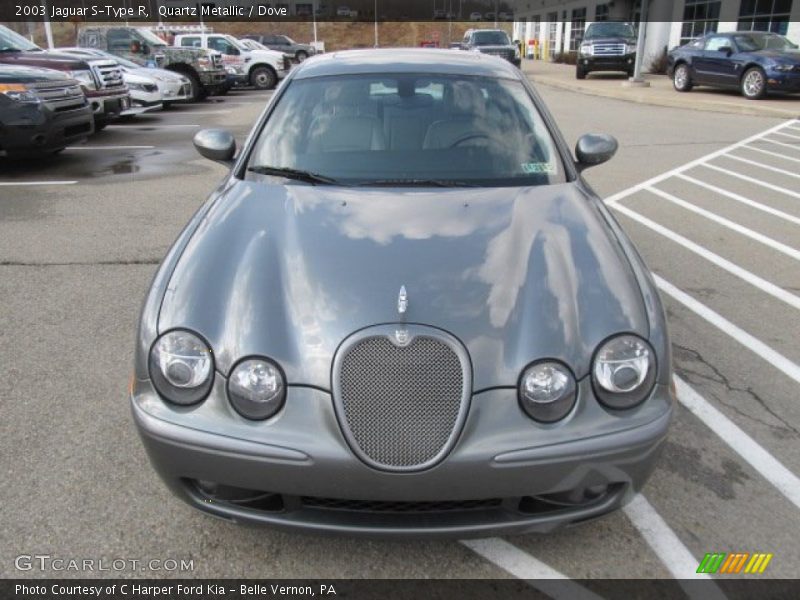 Quartz Metallic / Dove 2003 Jaguar S-Type R