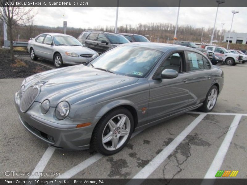 Quartz Metallic / Dove 2003 Jaguar S-Type R