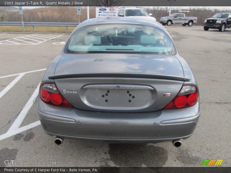 Quartz Metallic / Dove 2003 Jaguar S-Type R