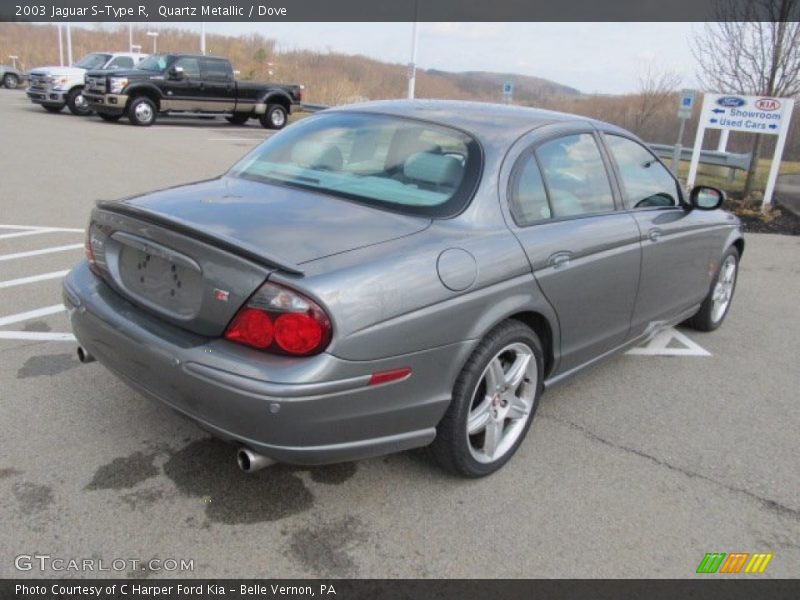 Quartz Metallic / Dove 2003 Jaguar S-Type R