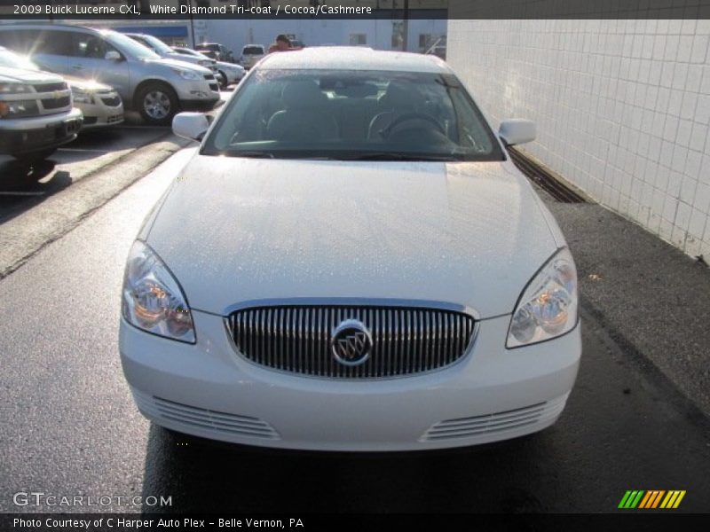White Diamond Tri-coat / Cocoa/Cashmere 2009 Buick Lucerne CXL