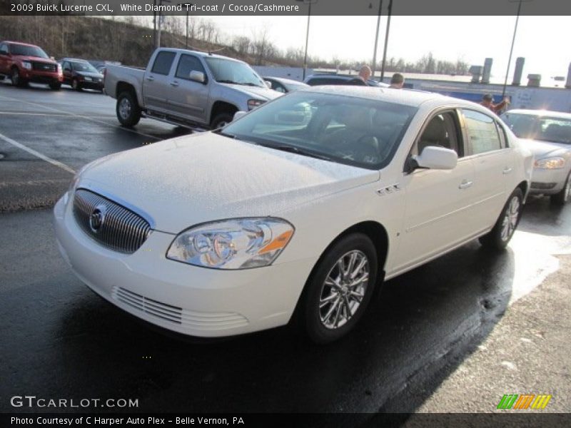 White Diamond Tri-coat / Cocoa/Cashmere 2009 Buick Lucerne CXL