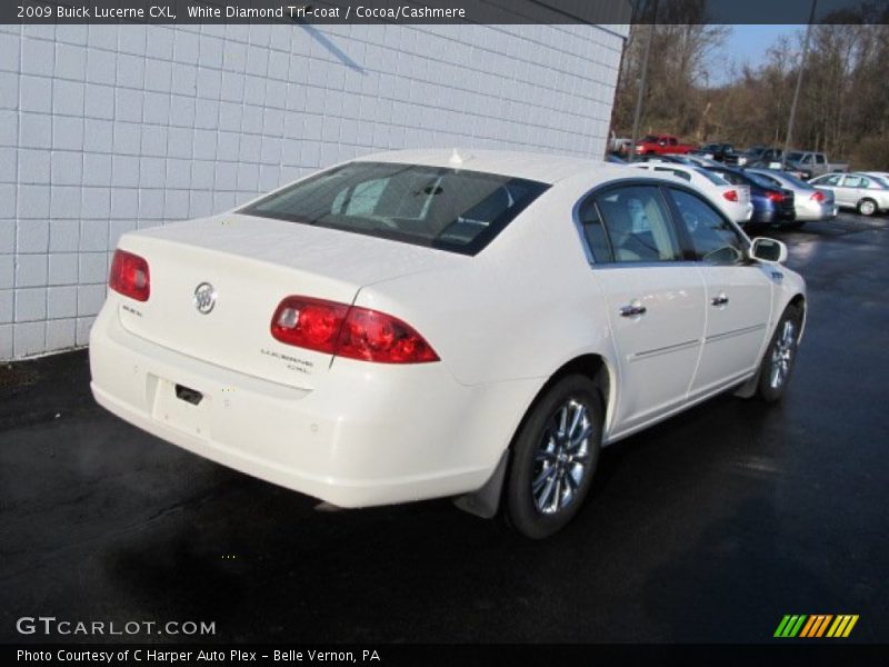 White Diamond Tri-coat / Cocoa/Cashmere 2009 Buick Lucerne CXL