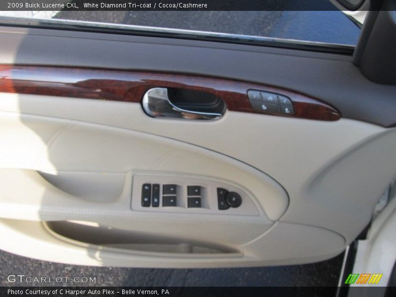 White Diamond Tri-coat / Cocoa/Cashmere 2009 Buick Lucerne CXL