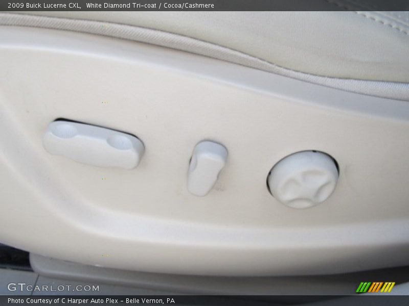 White Diamond Tri-coat / Cocoa/Cashmere 2009 Buick Lucerne CXL