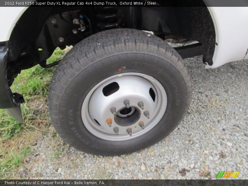 Oxford White / Steel 2012 Ford F350 Super Duty XL Regular Cab 4x4 Dump Truck