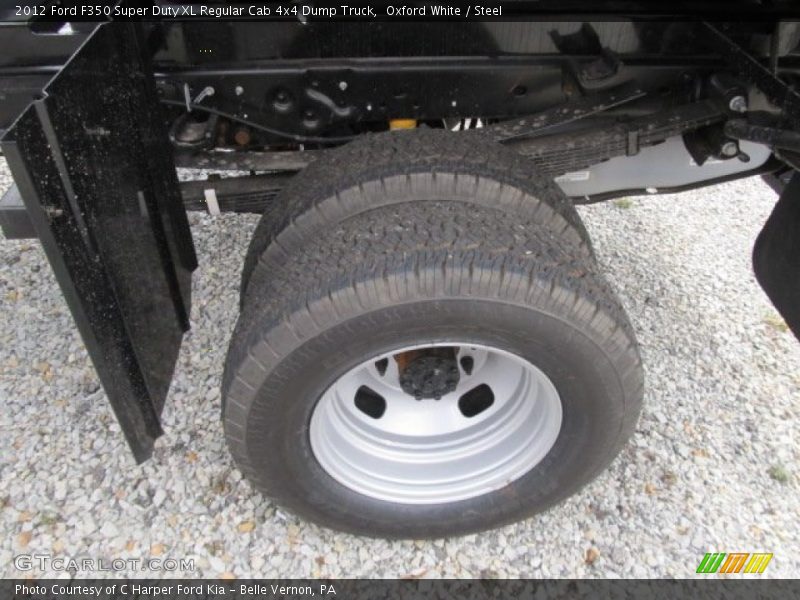 Oxford White / Steel 2012 Ford F350 Super Duty XL Regular Cab 4x4 Dump Truck